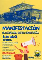 Manifestación en defensa FEVE